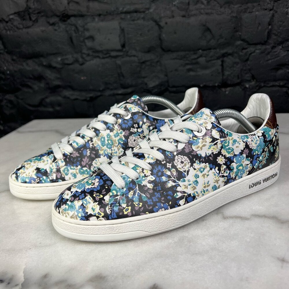 Louis Vuitton Frontrow LV monogram low Sneaker Flower leather 7.5 US or 37.5 EUR